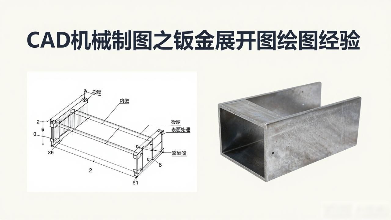 钣金展开图解析_钣金展开图注意事项_钣金展开图绘制步骤