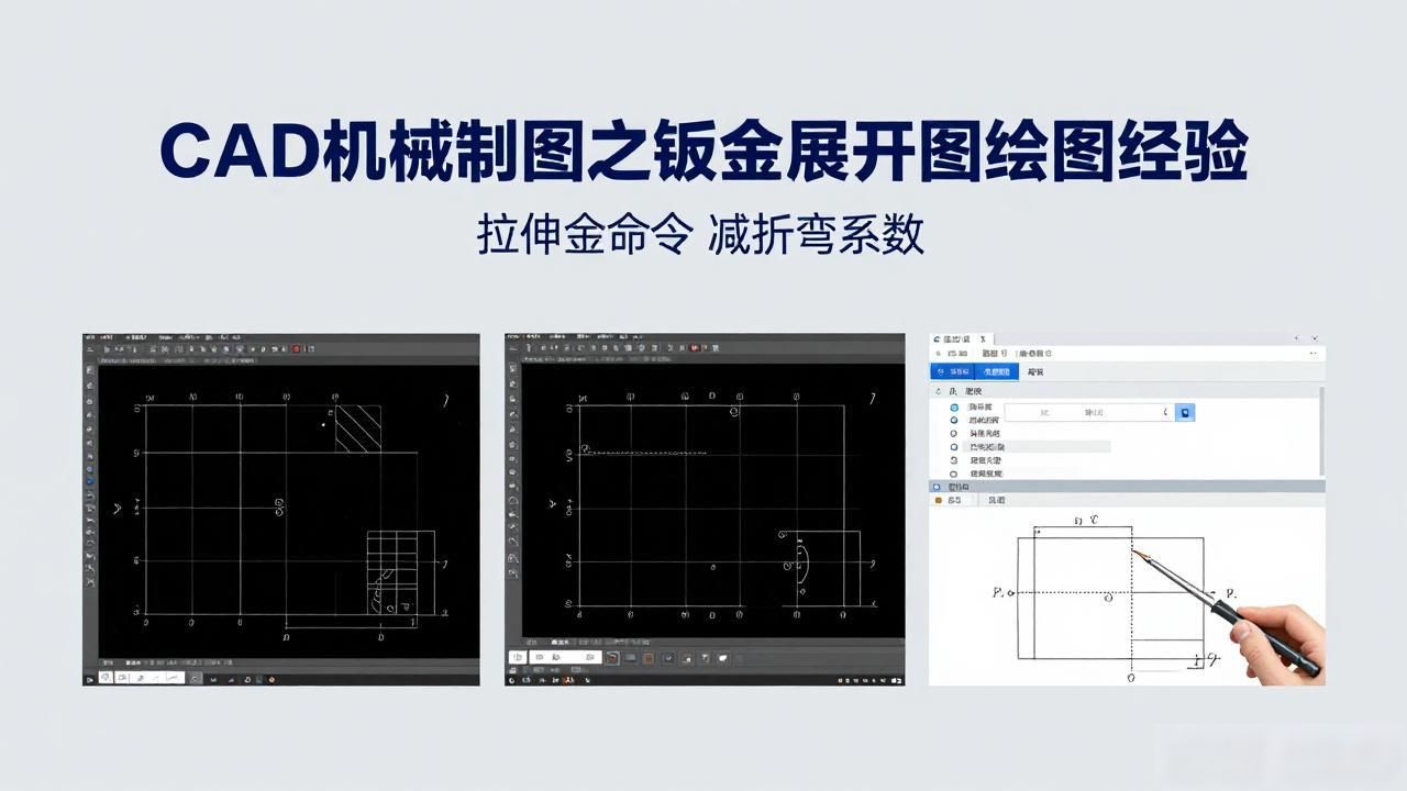 钣金展开图解析_钣金展开图注意事项_钣金展开图绘制步骤