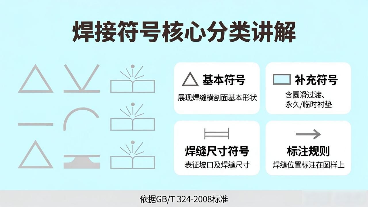 焊接符号和焊接方法代号讲解-铆焊老刘铆工焊工笔记