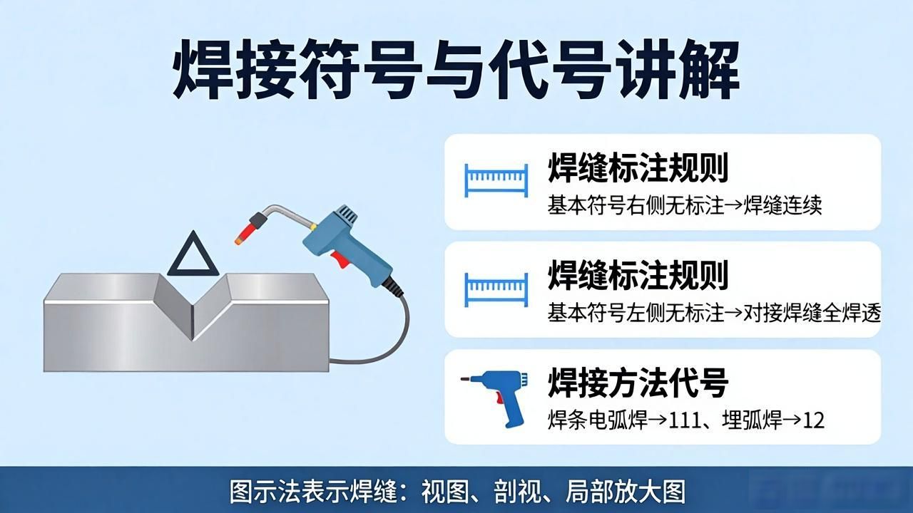 焊接方法代号标准_焊缝符号表示方法_圆管焊接焊接符号大全