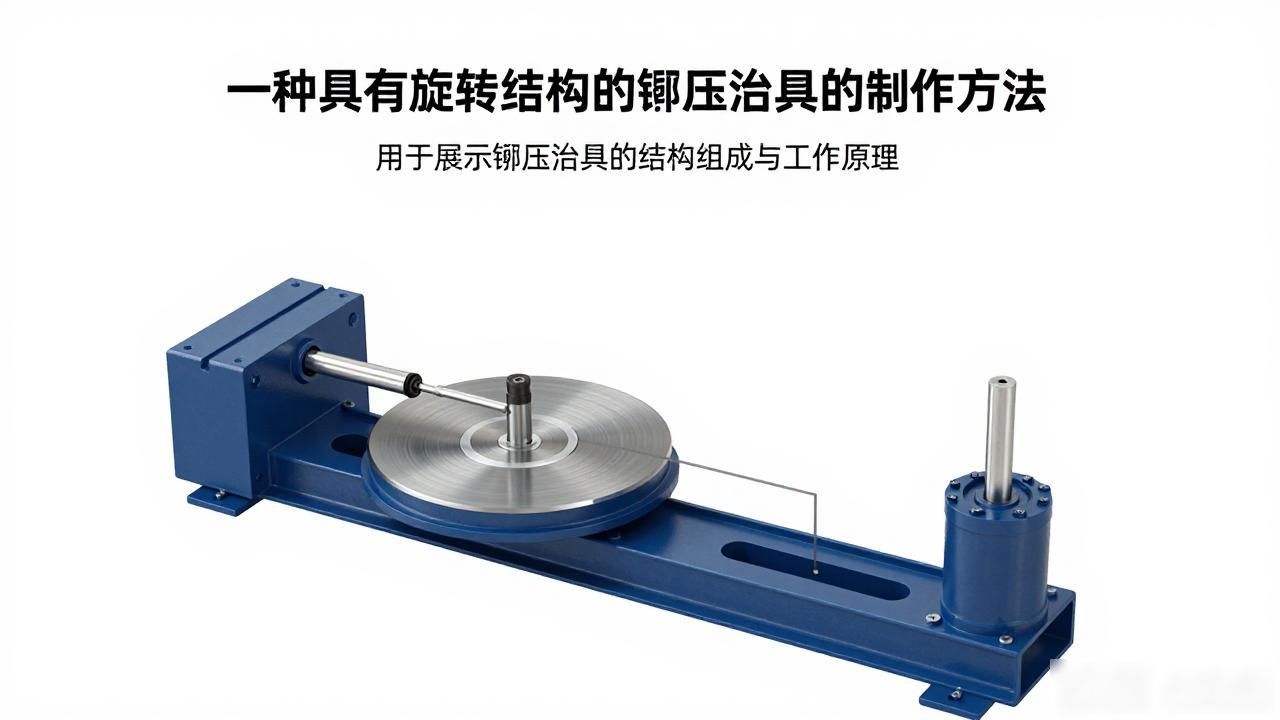 一种具有旋转结构的铆压治具的制作方法-铆焊老刘铆工焊工笔记