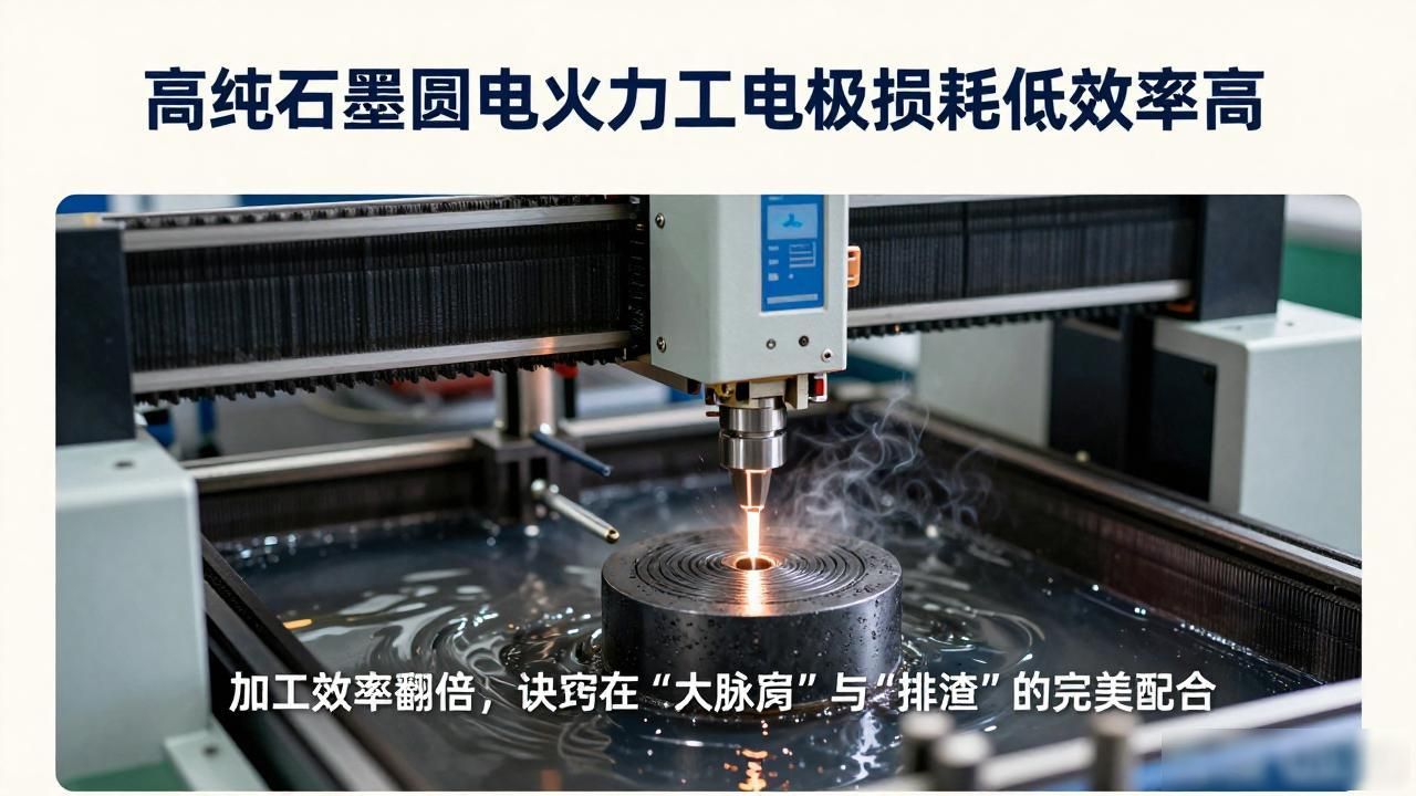 电火花加工高纯石墨电极_电火花加工_圆电极加工效率提升技巧