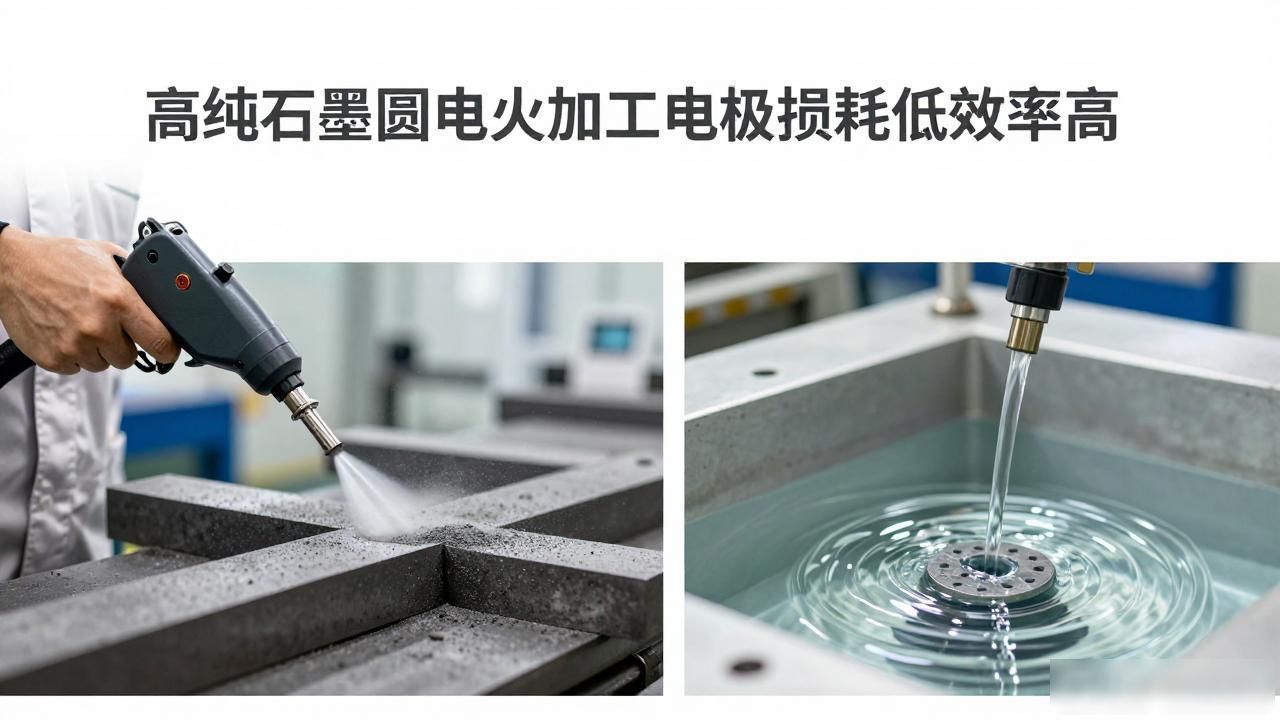 电火花加工_圆电极加工效率提升技巧_电火花加工高纯石墨电极