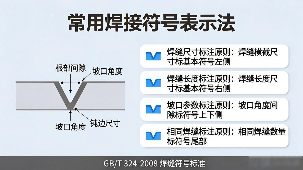 基本符号与指引线_焊接符号表示法_焊接符号 双面