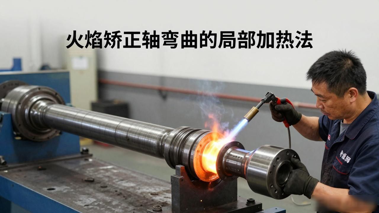 火焰矫正轴弯曲的局部加热法-铆焊老刘铆工焊工笔记