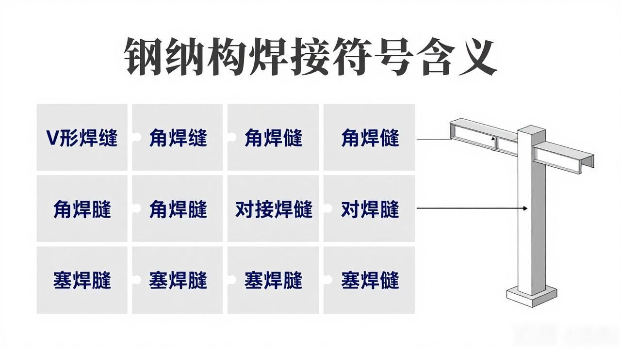 电焊焊接符号_钢结构焊缝符号含义_焊接符号标注方法