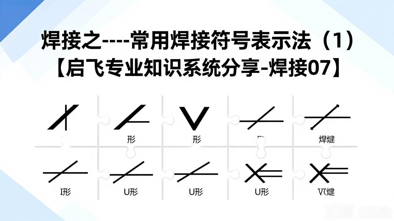 电焊焊接符号_电阻焊焊缝符号标注_金属熔化焊焊缝符号