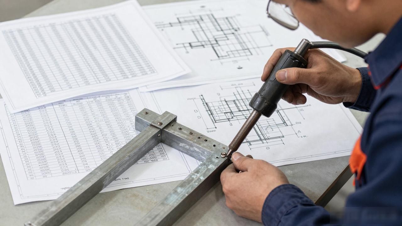 识图放样下料加工成型_铆工工作流程_铆工工具装备