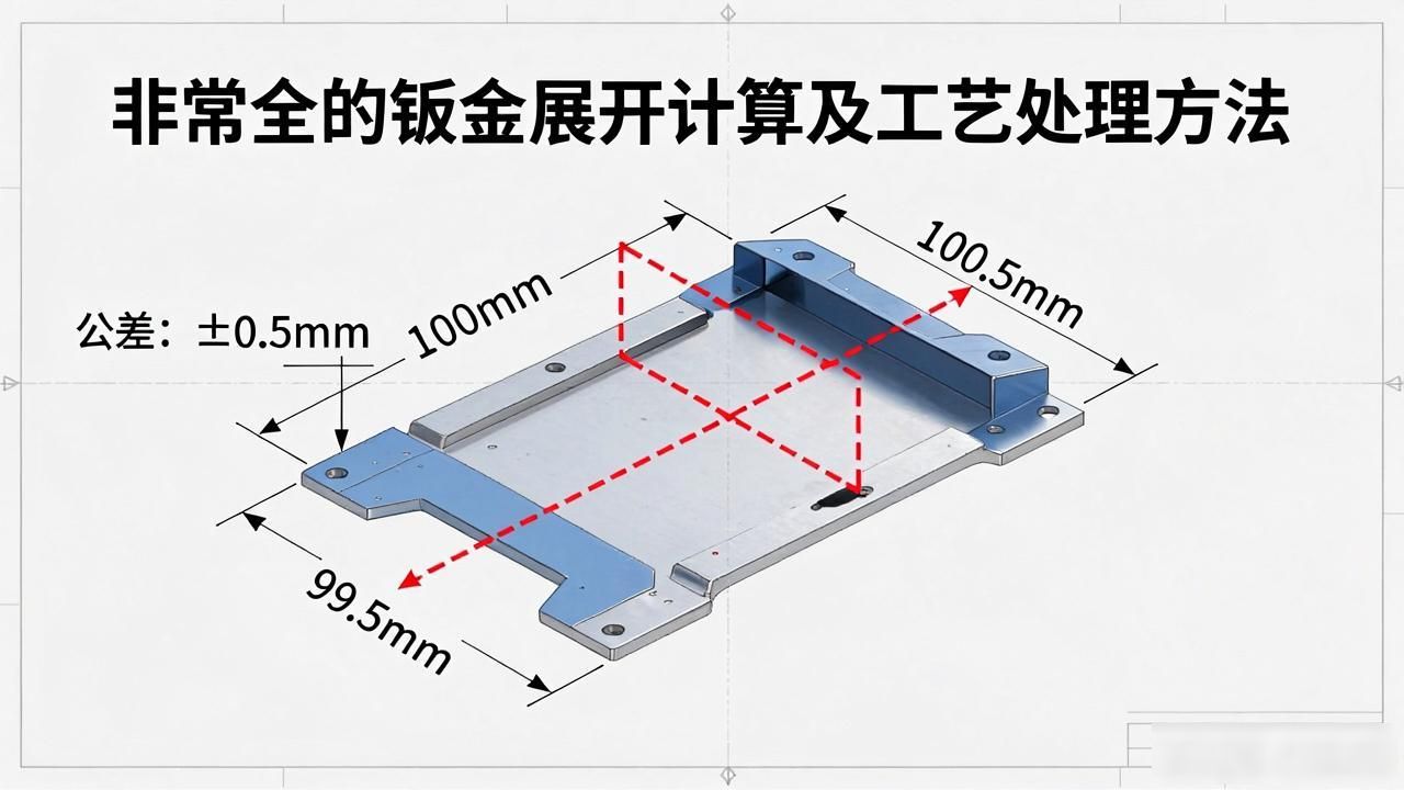 钣金叠边展开计算_钣金展开计算原理_钣金展开公式计算方法