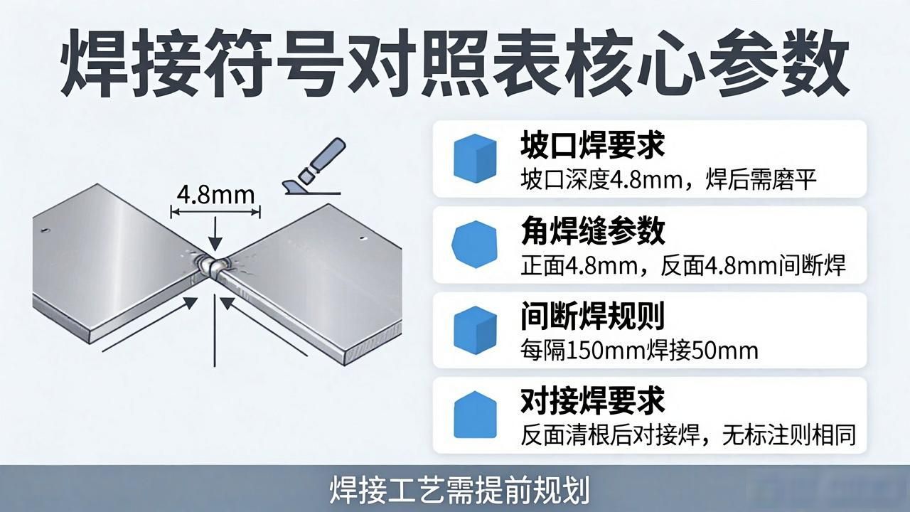 焊接符号对照表-铆焊老刘铆工焊工笔记