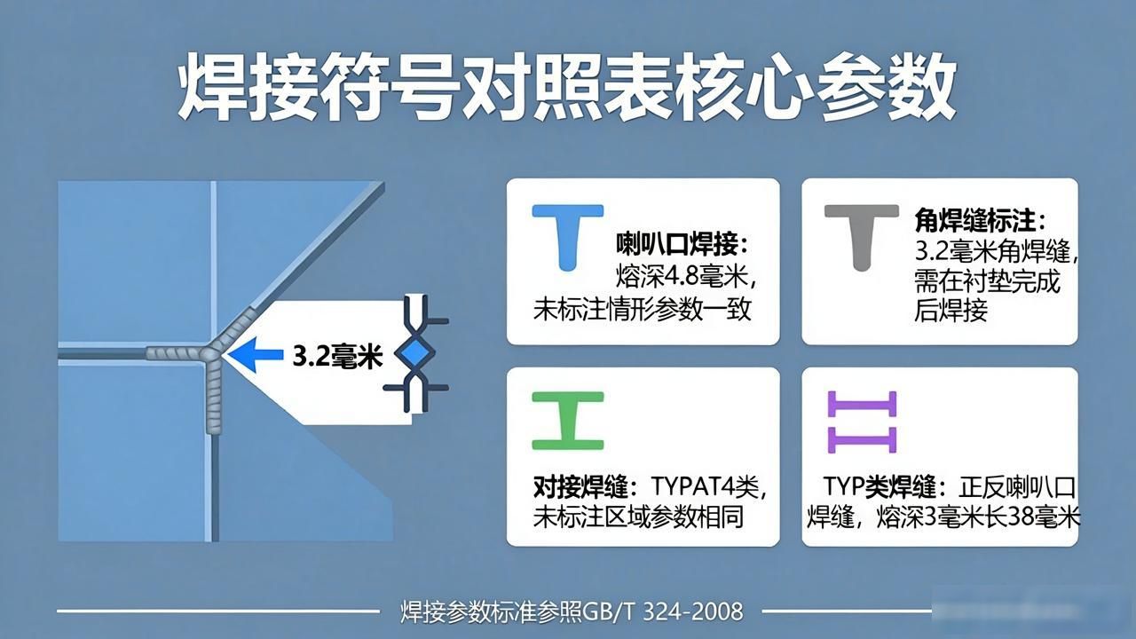焊接符号对照表_焊接符号一竖符号_焊缝符号解释