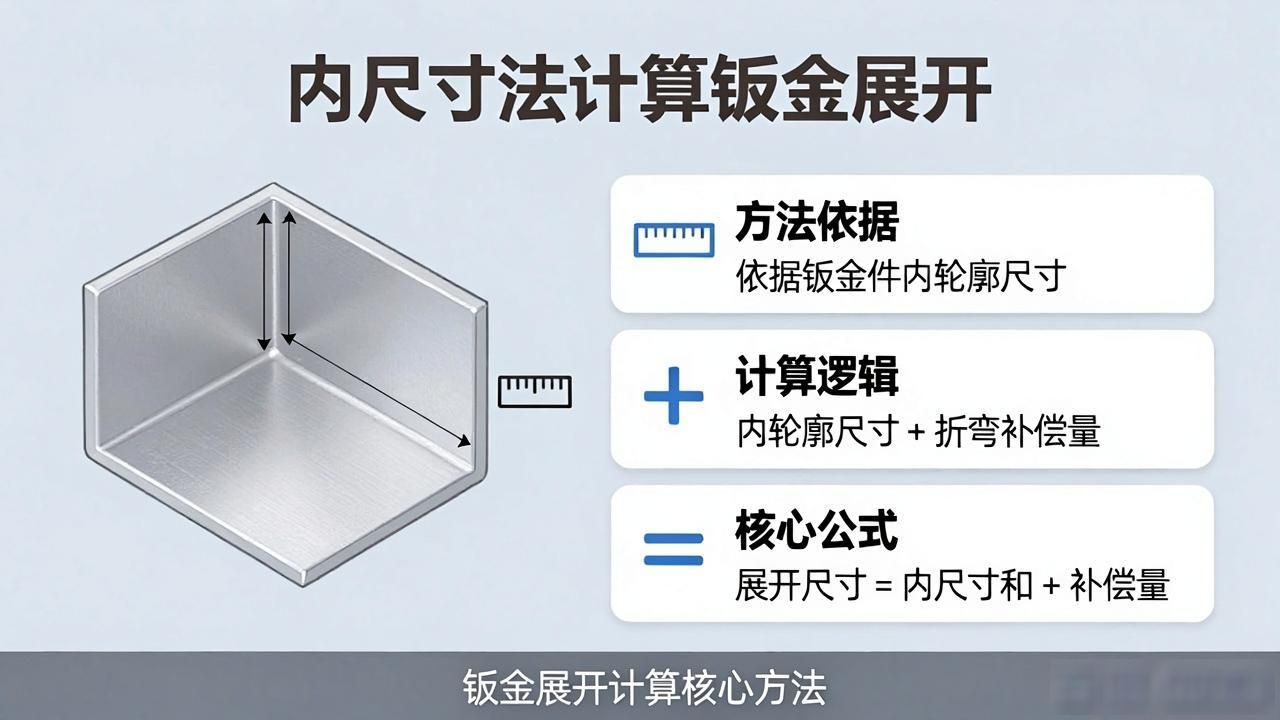 钣金展开计算方法 外尺寸法 内尺寸法_钣金展开计算下载