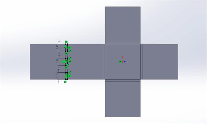 SolidWorks钣金圆周阵列操作_SolidWorks钣金拉伸切除特征_solidworks弯曲钣金展开