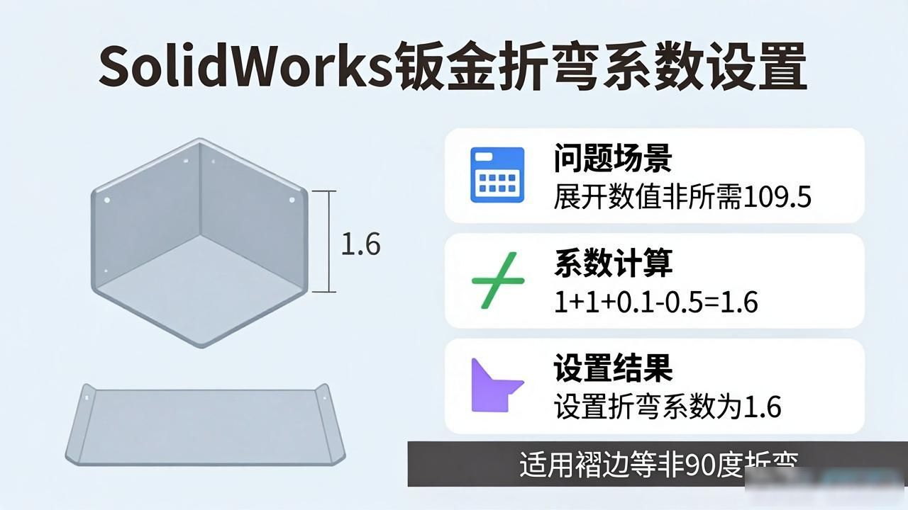 solidworks弯曲钣金展开_solidworks钣金折弯参数设置_solidworks钣金折弯扣除K因子