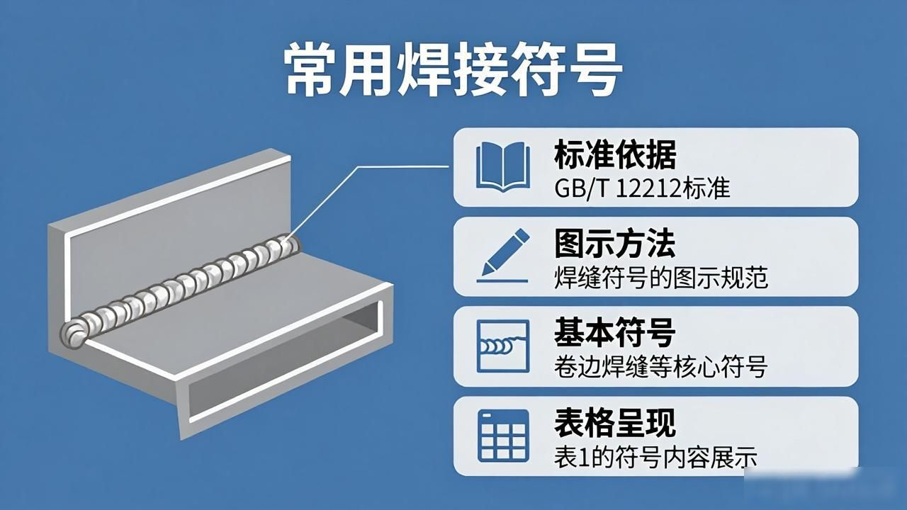 常用焊接符号大全-铆焊老刘铆工焊工笔记