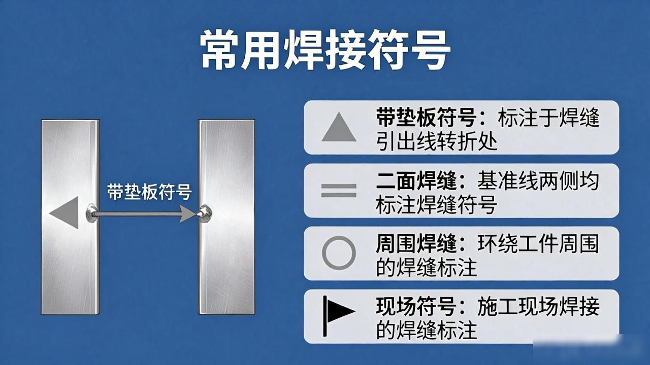 焊接符号表示法_焊接精度符号_焊缝符号标注法