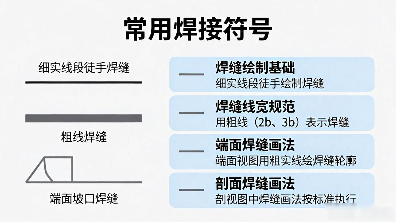 焊接精度符号_焊接符号表示法_焊缝符号标注法