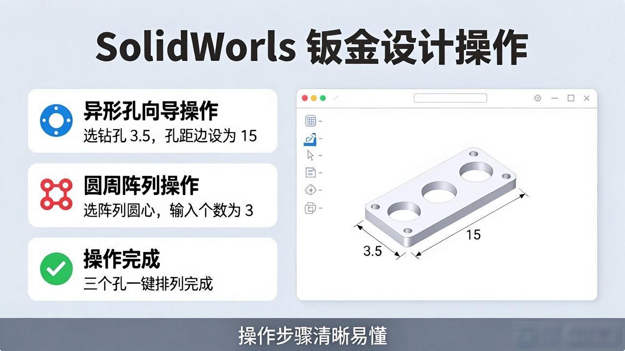 solidworks钣金展开方向_钣金零出错步骤_SolidWorks钣金建模教程