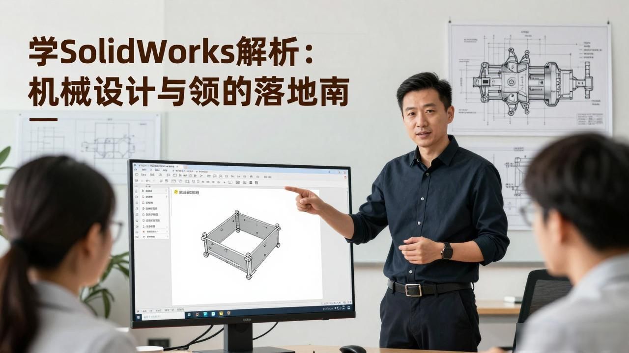 学SolidWorks解析：机械设计与钣金领域的落地指南-铆焊老刘铆工焊工笔记