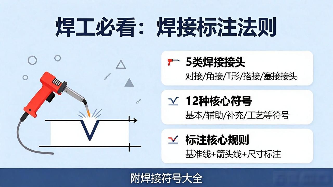 焊缝符号标注规范_焊接接头选型_焊接程度符号