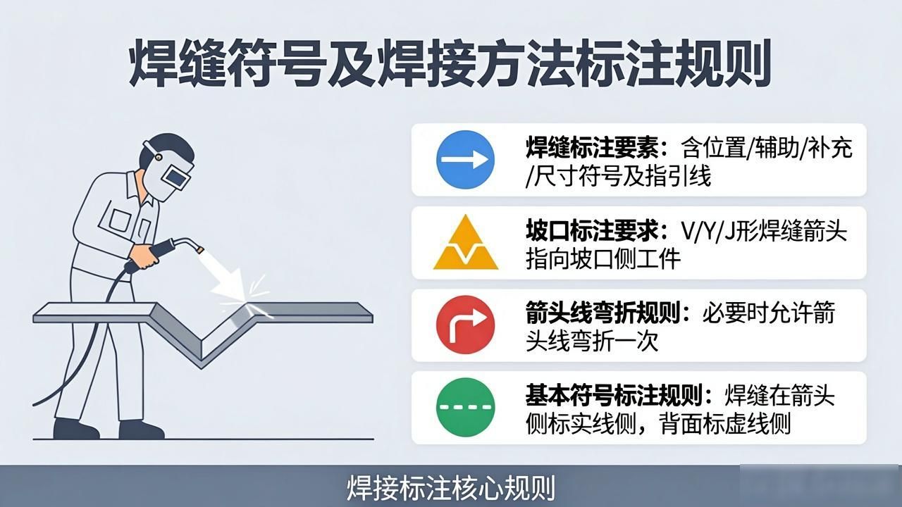 焊缝符号识读_焊缝符号组成_安装焊接符号