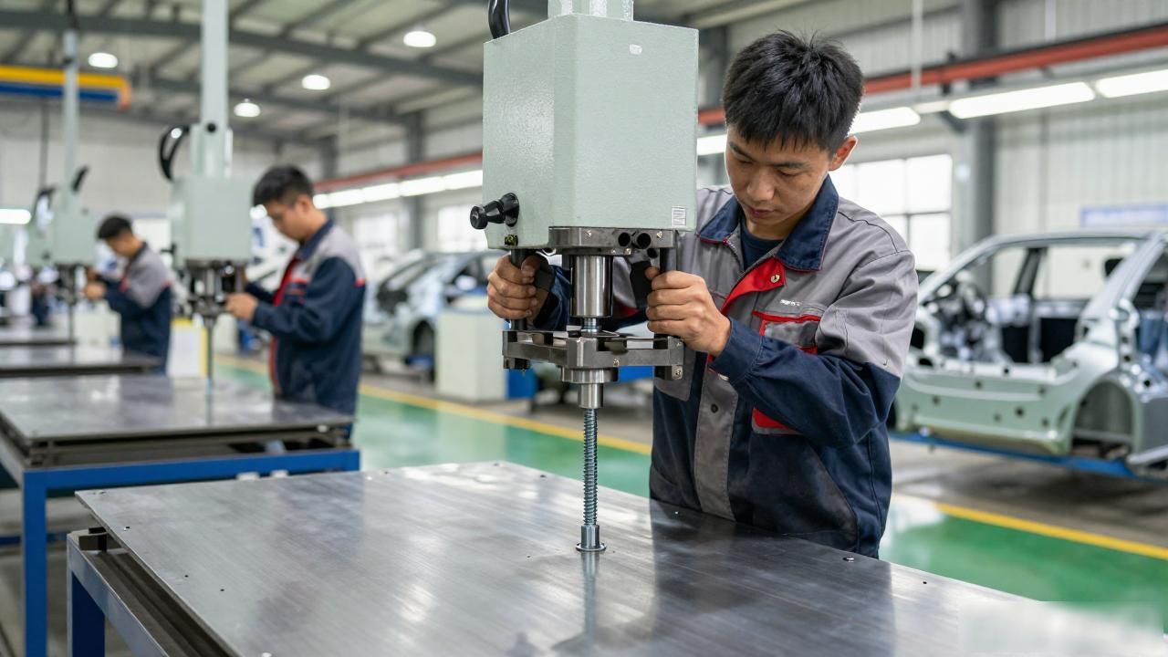 压铆螺柱工具选型:考量板材、连接与生产节拍-铆焊老刘铆工焊工笔记