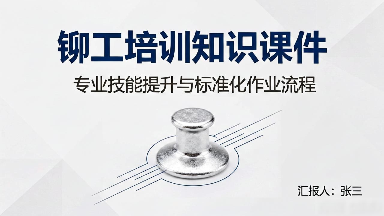 铆工培训知识课件-铆焊老刘铆工焊工笔记