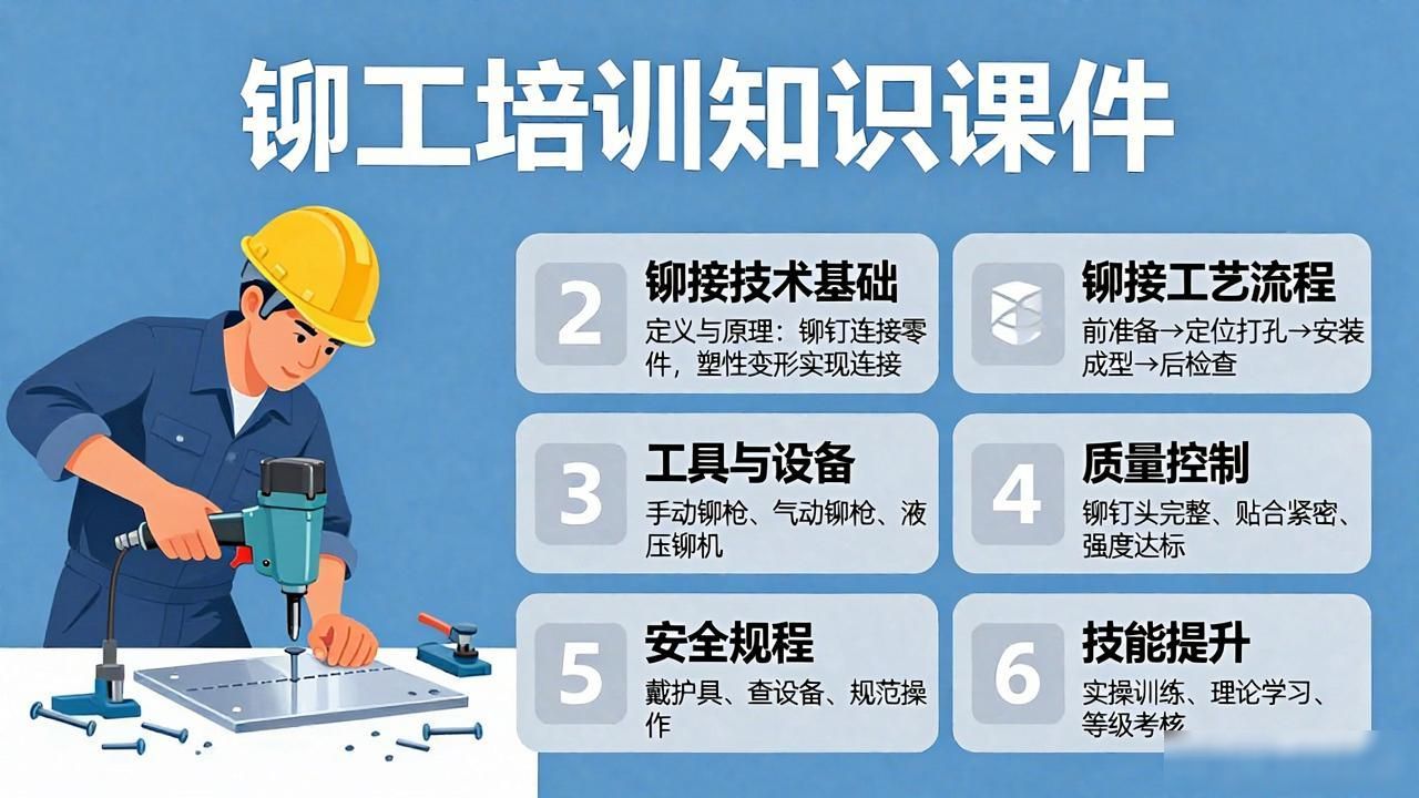 铆工培训课件_铆接技术基础_铆工的工具有哪些改善
