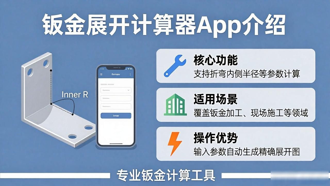 邱哥钣金展开软件_钣金展开计算器_钣金放样展开制作软件