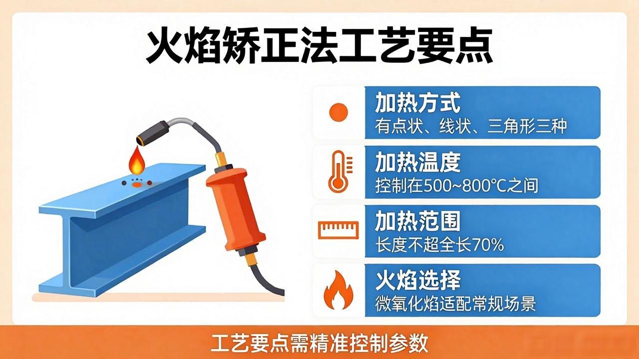 工字钢火焰矫正方法_火焰矫正法加热方式_火焰矫正法加热温度速度