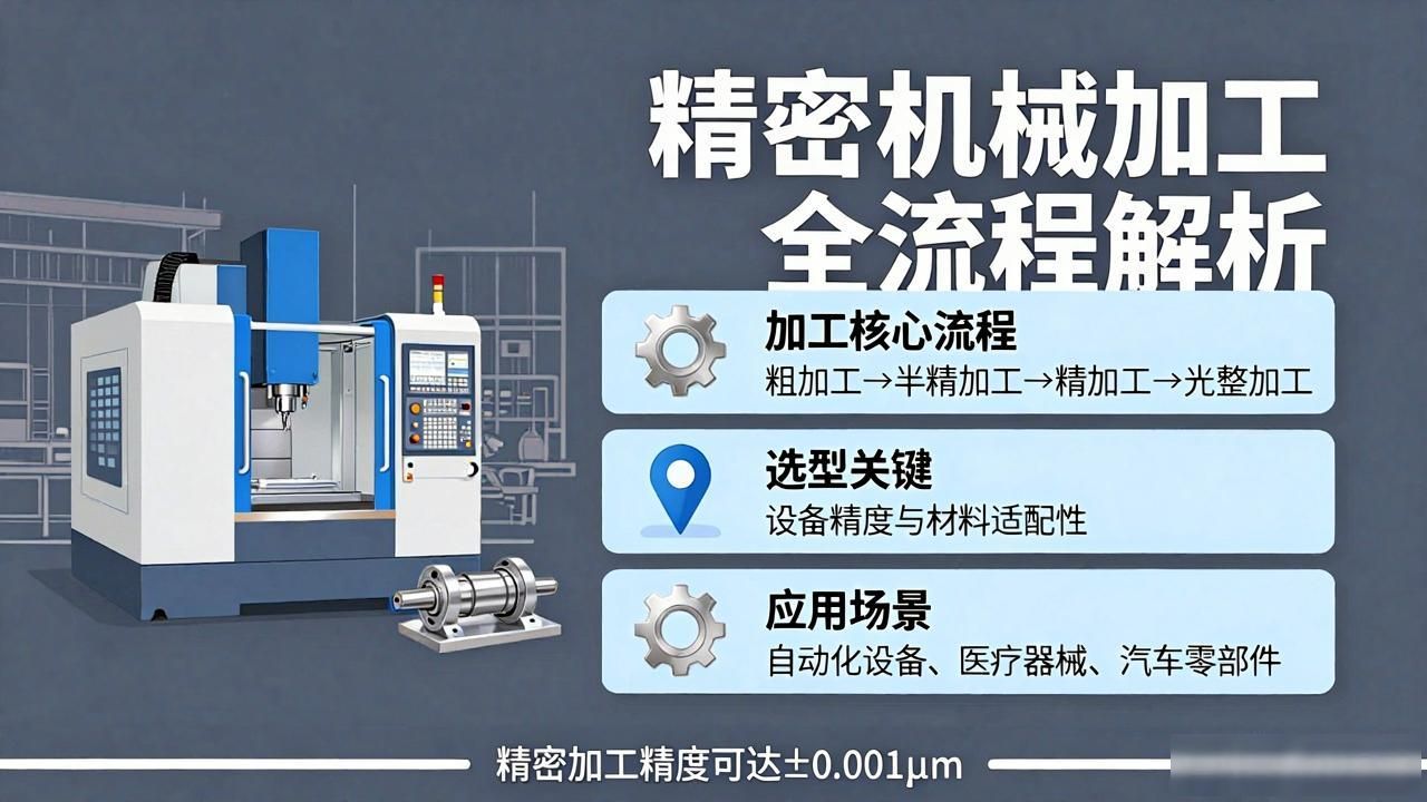 精密机械零件加工全流程：选型关键与应用解析-铆焊老刘铆工焊工笔记