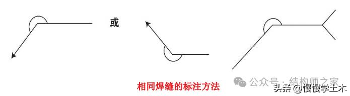 焊接符号补充符号有哪些_焊缝符号表示_焊缝标注方法
