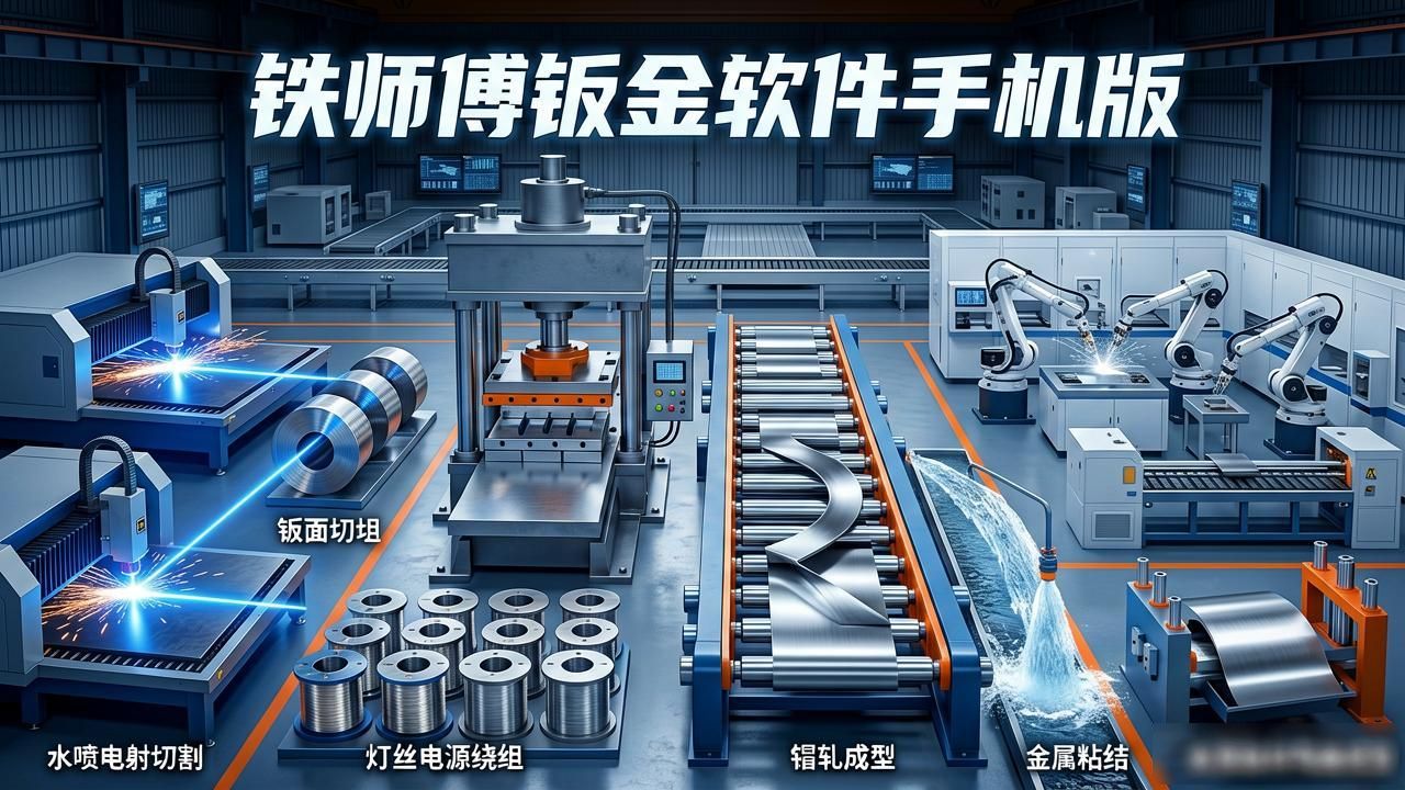 铁师傅手机安卓版钣金软件_铁师傅钣金展开书_钣金展开软件安卓版