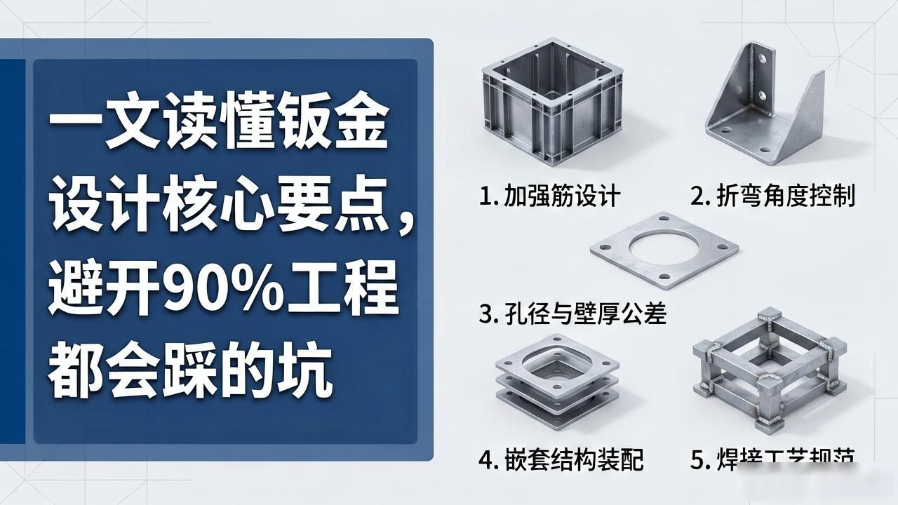 钣金件结构设计要点_钣金阴角折弯展开图_冲裁设计避坑指南