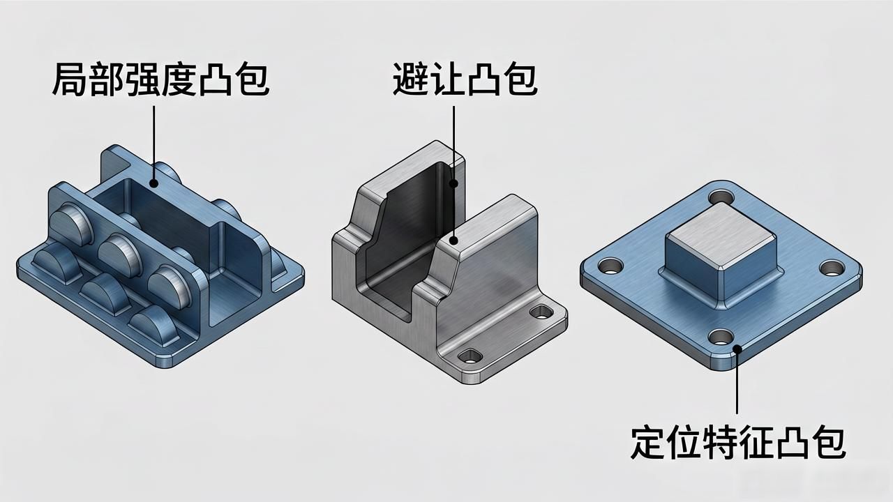 冲裁设计避坑指南_钣金阴角折弯展开图_钣金件结构设计要点