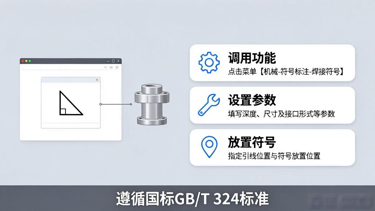 焊接符号绘制插件_CAD焊接符号标注工具_CAD焊接符号标注步骤