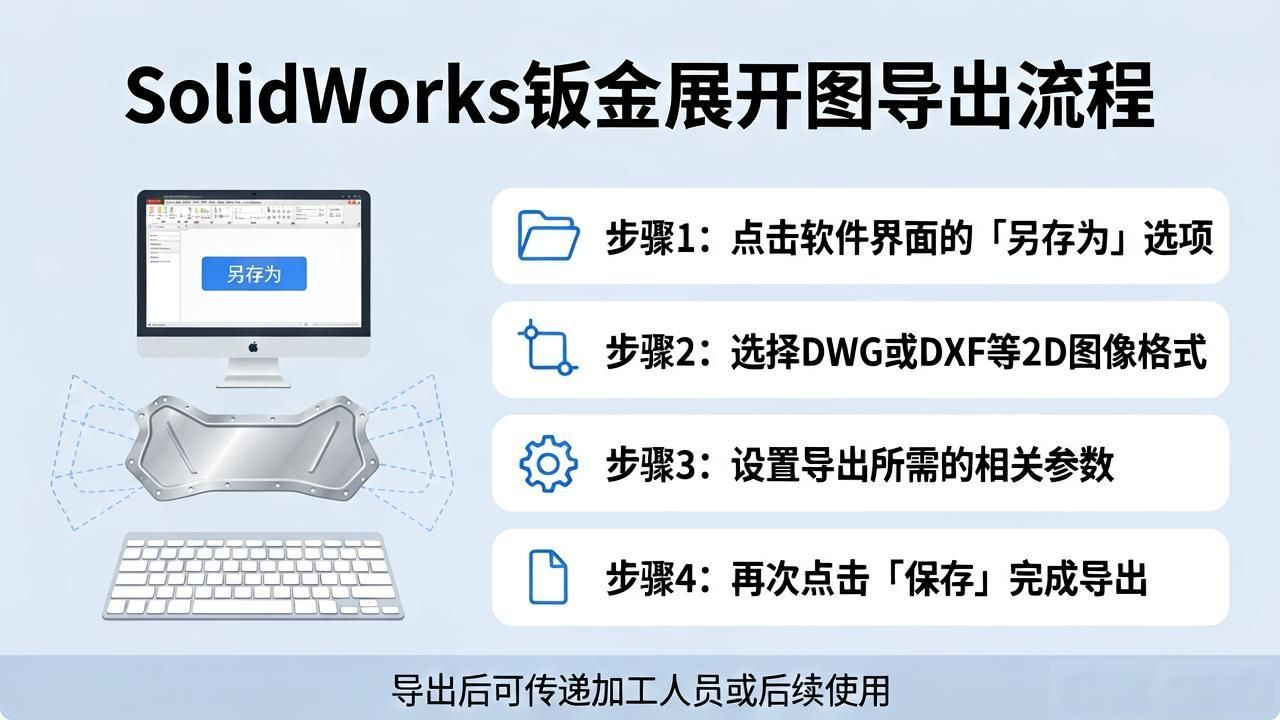 SolidWorks钣金展开图绘制步骤_SolidWorks钣金零件建模展开功能_solidworks钣金衔接展开