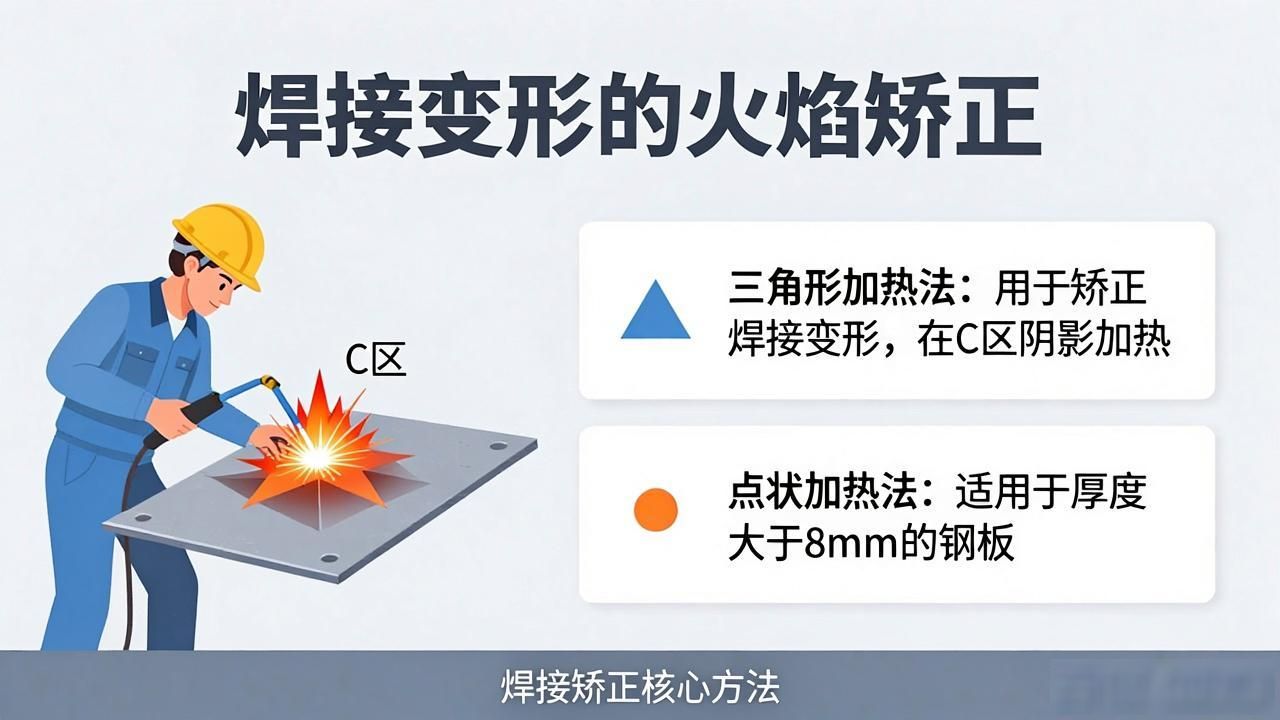 焊接变形火焰矫正方法_火焰矫正怎样加热_火焰矫正加热温度控制