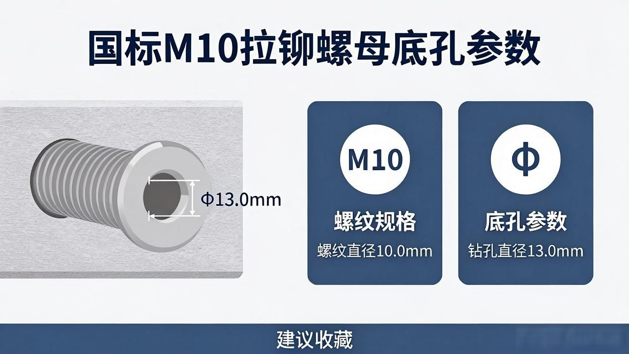 螺纹拉铆工具_拉铆螺母底孔参数_拉铆螺母种类