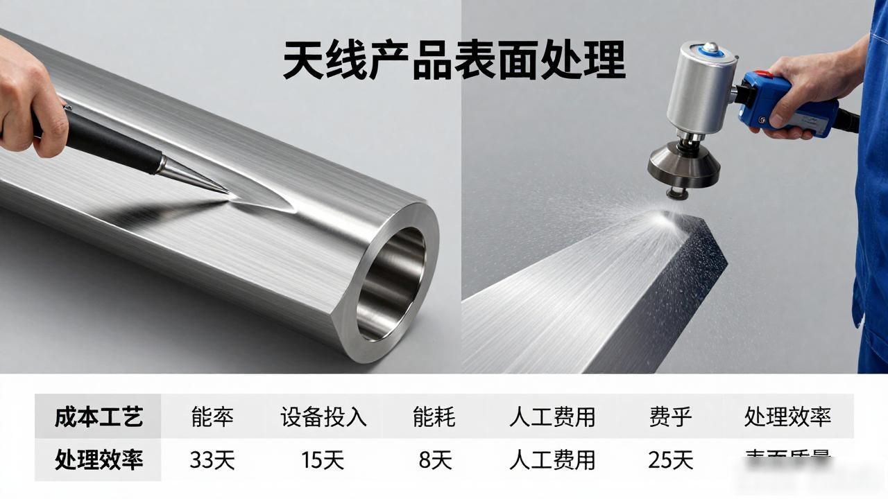 天线零件表面处理技术规范_天线金属零件表面处理方法_金属零件加工表面纹理处理