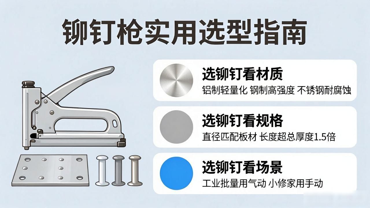手动铆钉枪 气动铆钉枪 电动铆钉枪_自制气动压铆工具