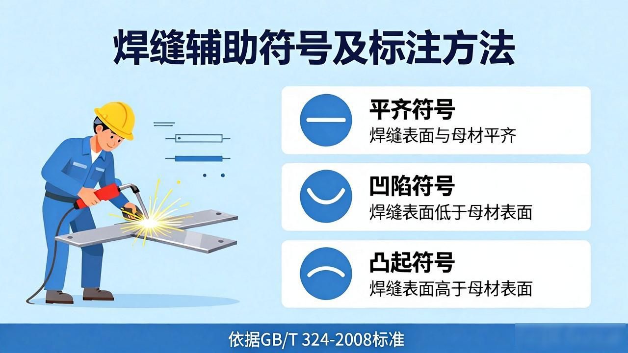 史上最全常用焊缝符号及其标注方法-铆焊老刘铆工焊工笔记