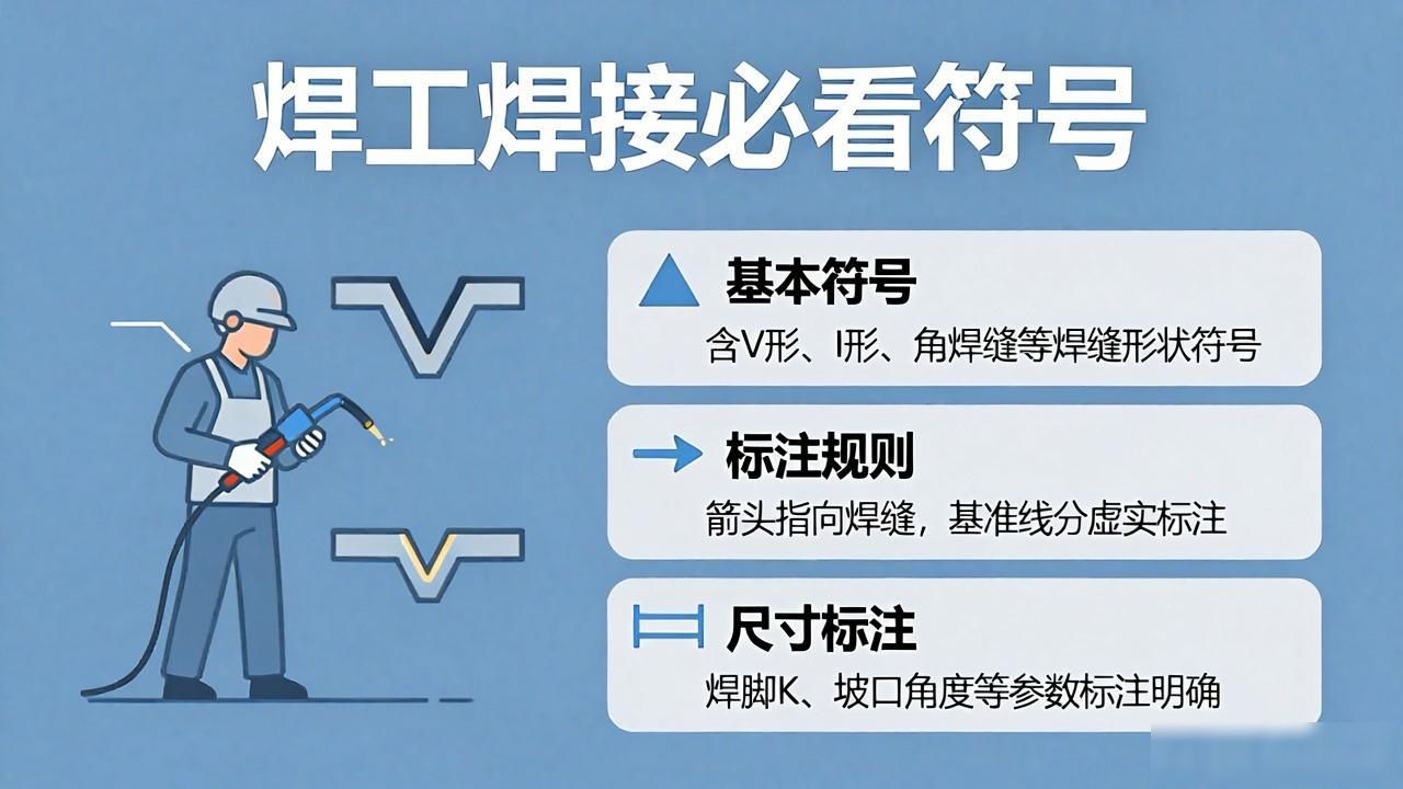 焊工焊接必看符号-铆焊老刘铆工焊工笔记