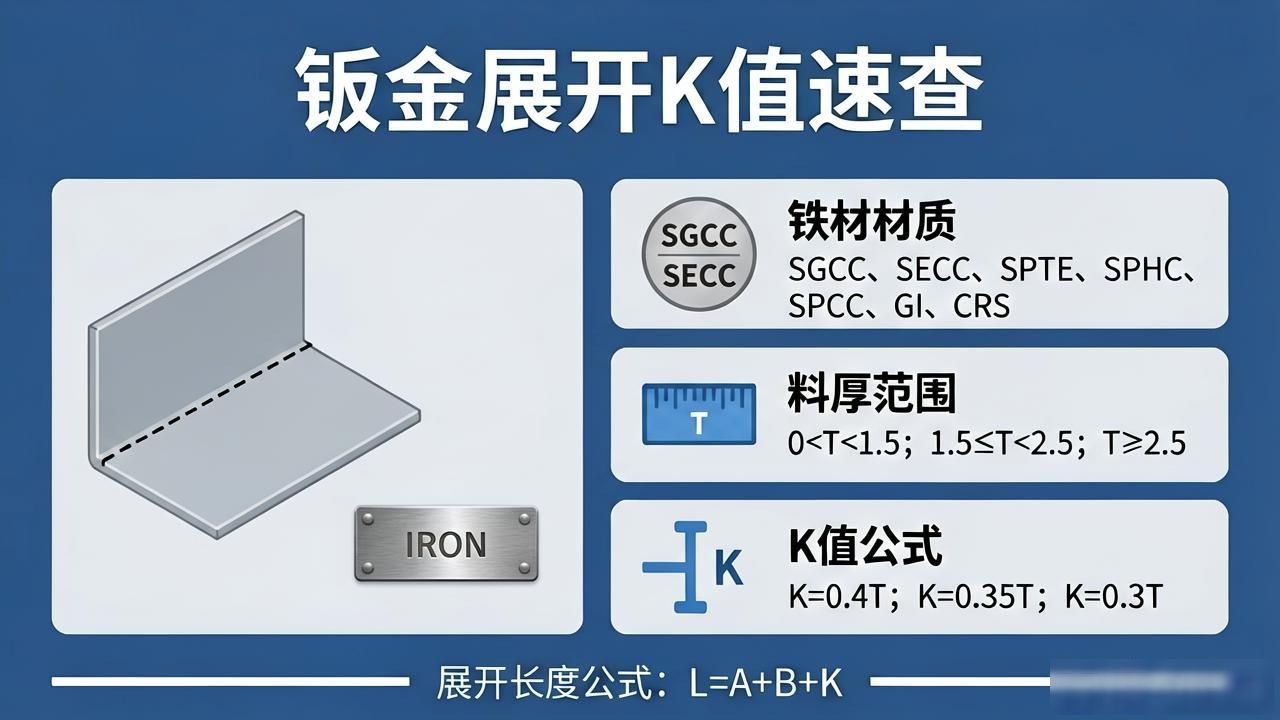 钣金展开计算方法-铆焊老刘铆工焊工笔记