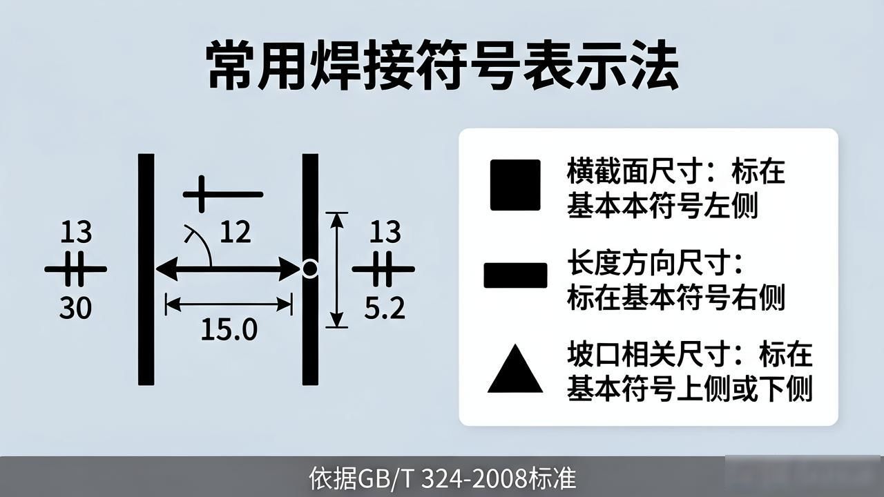 焊接符号表示法_线材焊接符号_基本符号与辅助符号
