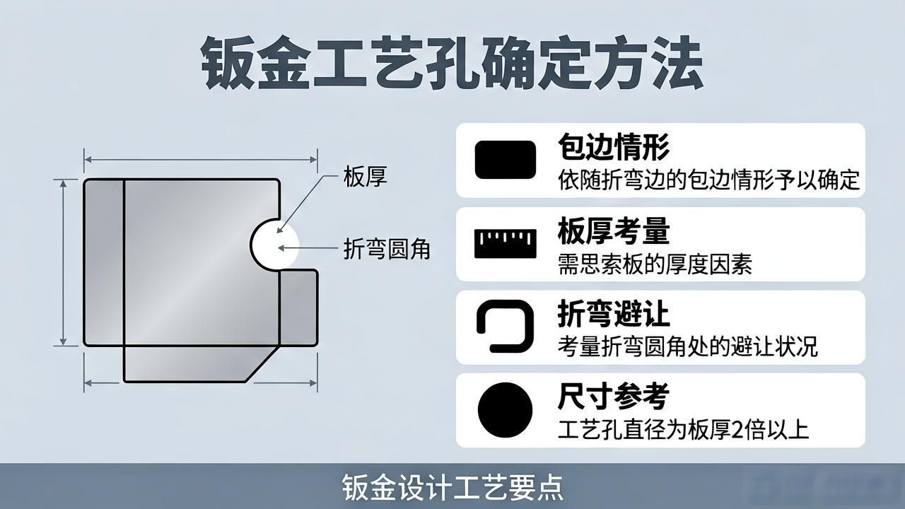 钣金展开图中工艺孔(工艺缺口)怎么确定?留多大合适?-铆焊老刘铆工焊工笔记