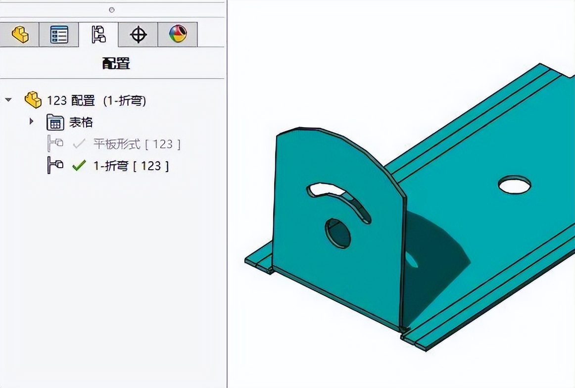 SOLIDWORKS钣金加工顺序_solidworks钣金展开回_SOLIDWORKS钣金配置创建