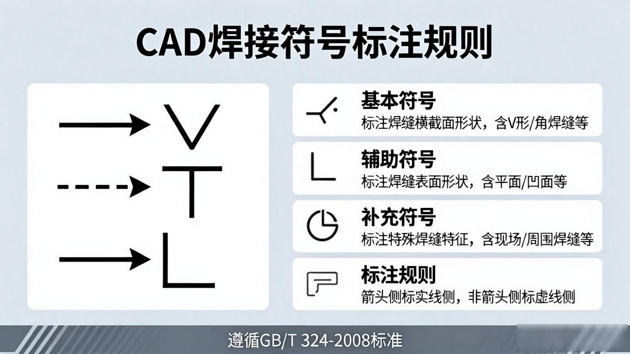 cad焊接图纸符号标注_焊接符号标注图解示例_焊接符号图解示例