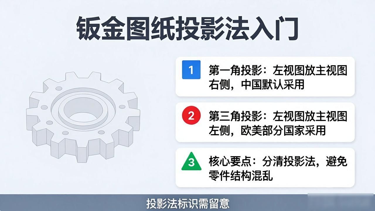 钣金图纸入门看懂技巧-铆焊老刘铆工焊工笔记