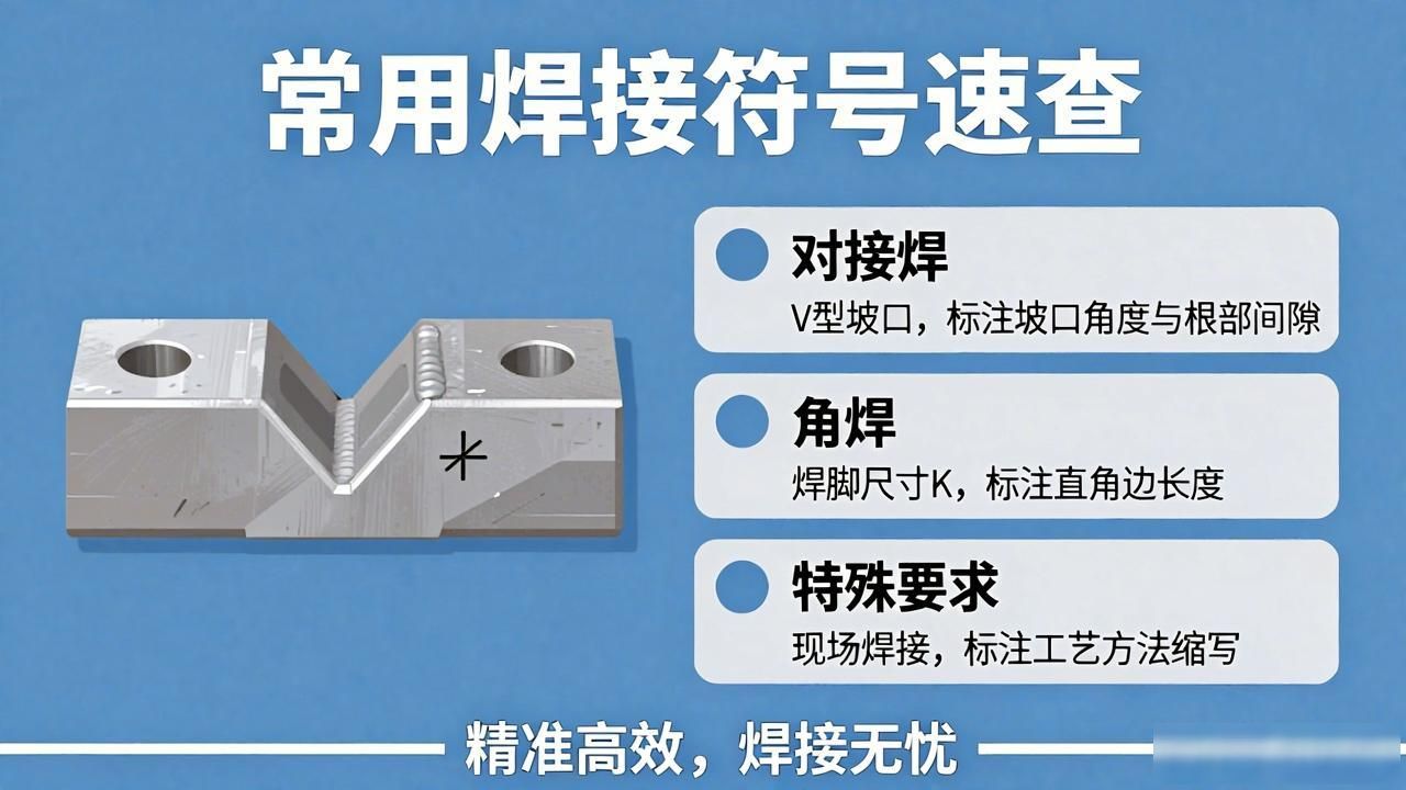 《超全整理！常用焊接符号大全，让你焊接无忧》-铆焊老刘铆工焊工笔记